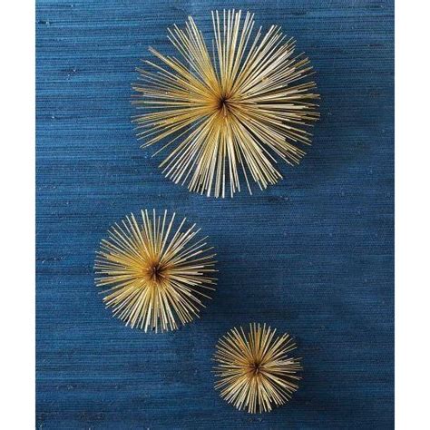 Our wall mirrors are perfect for adding a touch of sparkle to any living room, dining room or hallway. Metal Starburst Wall Sculptures - Set of 3 | Chairish