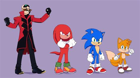 Doctor Eggman Knuckles The Echidna Miles Tails Prower Sonic The