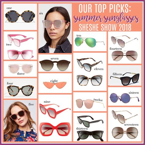 best sunglasses for your face shape weekend wanderings sheshe show