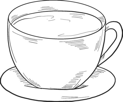 Coffee Cup Coloring Pages