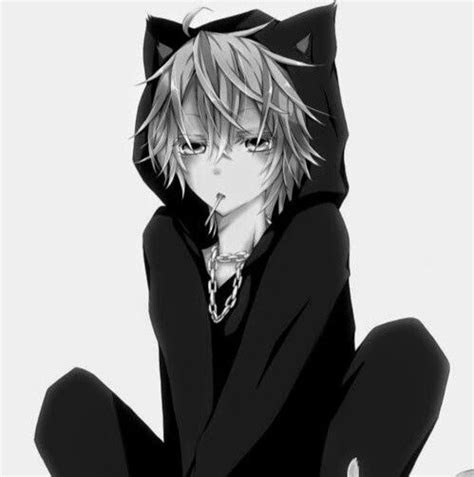 Neko Boys Dark Anime Anime Sensual Anime Boys Cute Anime Guys