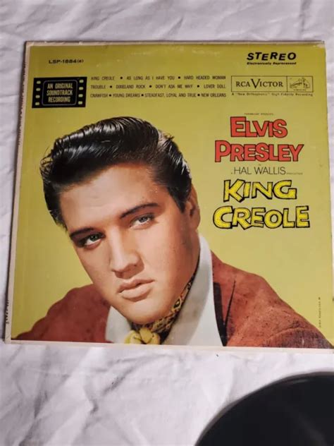 Elvis Presley King Creole Rca Lsp 1884 Record Album Vinyl Lp