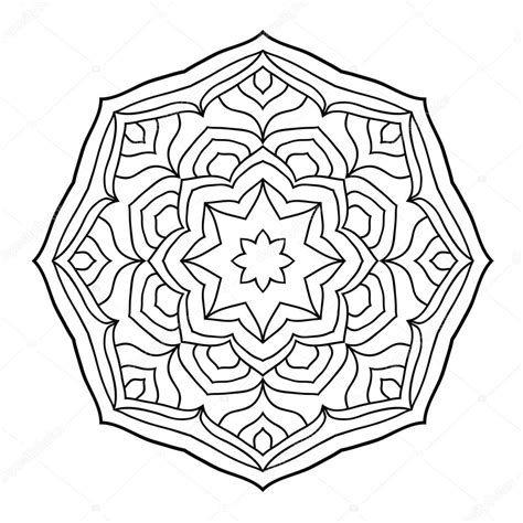 Op de pagina gratis rechthoekige mandala's is te zien hoe. Mandala kleurboek voor volwassenen — Stockvector © Jly19 #121981398