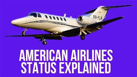 American Airline Status Explained Youtube