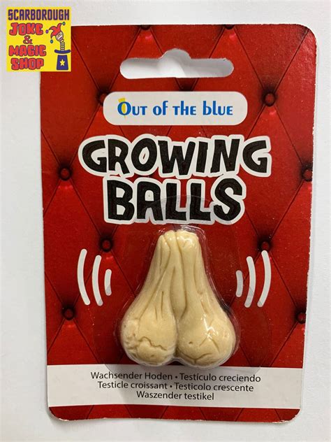 Grow A Pair Of Ballstesticles The Scarborough Joke Shop