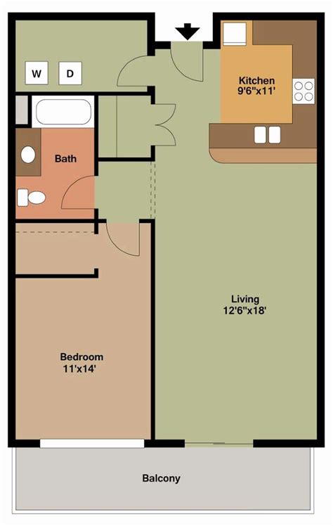1 Bedroom Basement Apartment Floor Plans Basement Apartment Floor