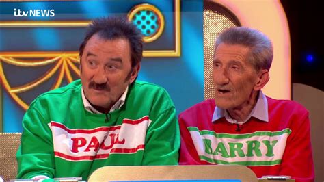 Paul Chuckle Pays Emotional Tribute To Brother Barry Itv News Youtube