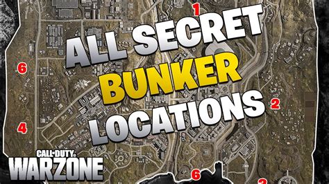 All Warzone Secret Bunker Locations And Codes Season 1 Cod Warzone