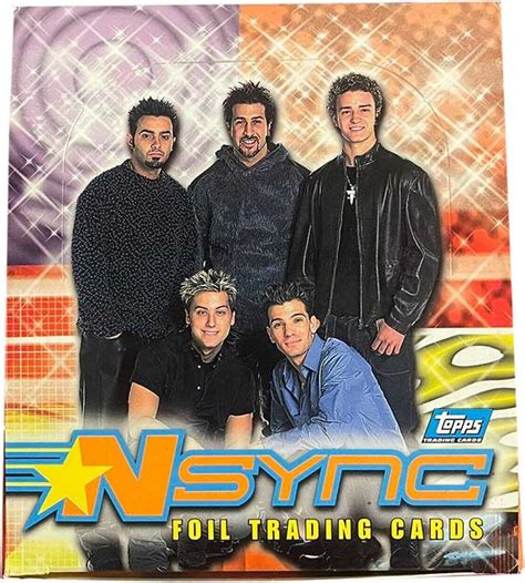 2000 Topps Nsync Checklist Trading Cards Details Box Info