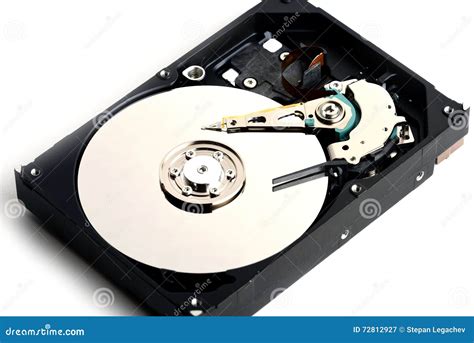 Computer Sata Hard Disk Drive Inside Internals Stock Image Image Of