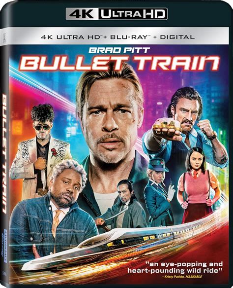 Bullet Train 4k Uhd Blu Ray Brad Pitt Joey King
