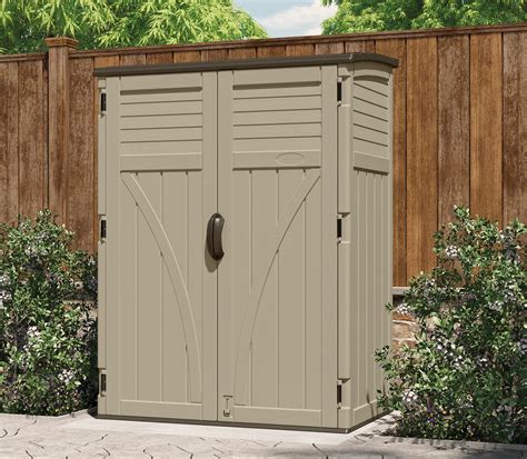 Suncast 54 Cubic Feet Durable Resin Vertical Storage Shed W Reinforced