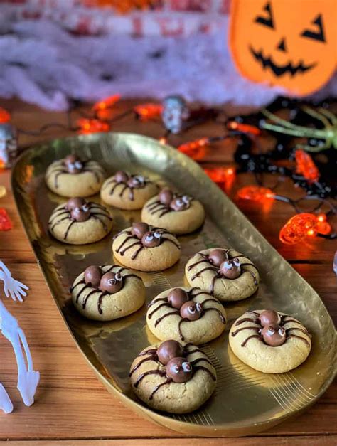 Halloween Spider Cookies Vj Cooks