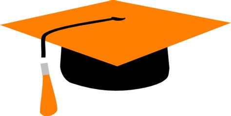 Download High Quality Graduation Cap Clipart Orange Transparent Png
