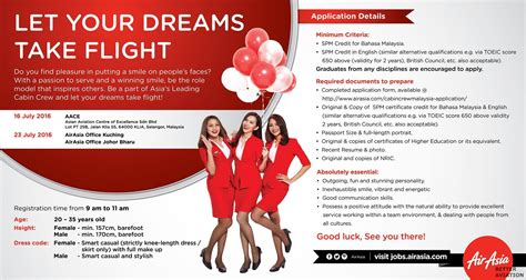 Maybe you would like to learn more about one of these? AirAsia Cabin Crew Walk-in Interview Malaysia (July 2016 ...