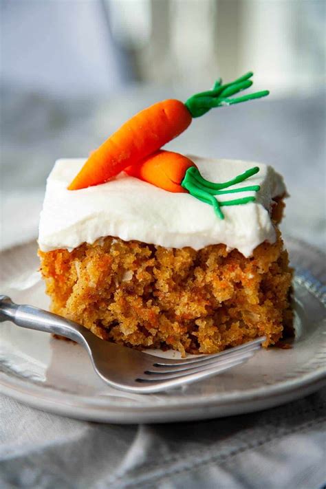 Moist And Delicious Carrot Cake With Cream Cheese Frosting