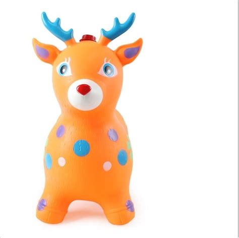 inflatable musical pvc jumping deer toy fruugo se