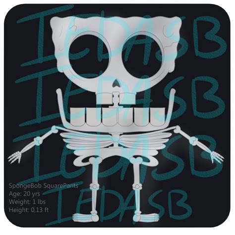 Spongebob Skeleton By Iedasb On Deviantart