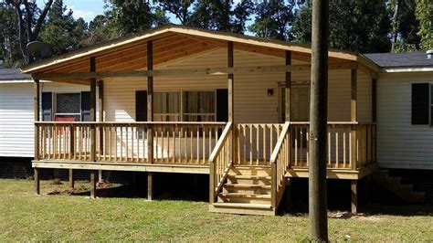 Thanks for watching and subscribe to see more!follow building small on instagram: Gable roof porch add on to mobile home. Built by O Miller ...
