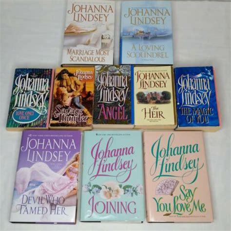 Johanna Lindsey Lot Of 10 Books Historical Romance Novels Hardcover Paperback Ebay