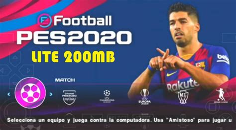 Pes 2020 Lite Android Offline V4 Latest Transfers Download Mobile Game