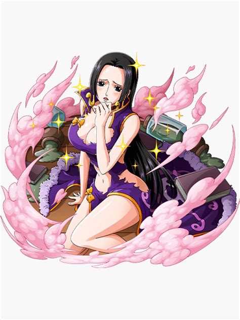 Boa Hancock Anime Girl Waifu Hot Sticker For Sale By Mihawksama Redbubble
