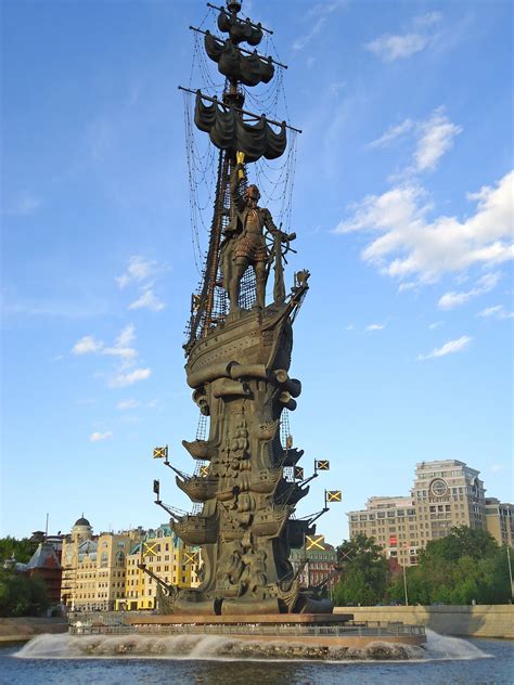 Moscow Russia I Think This Is A Salute To Peter The Great Bringing