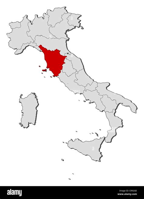 Cartina Dell Italia Bianco E Nero