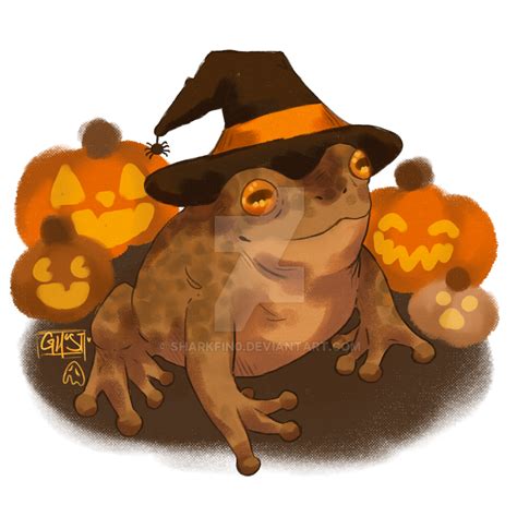 Halloween Frog By Sharkfin0 On Deviantart
