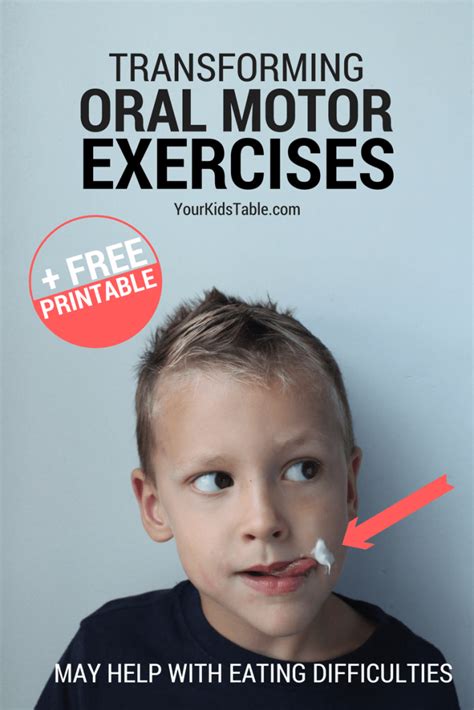Tons Of Oral Motor Exercises For Toddlers And Kids That Can Easily And