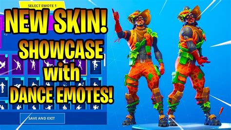 New Fortnite Patch Patroller Skin Showcase With Dance Emotes Youtube