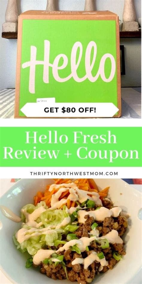 Hello Fresh Coupon And Review 80 Off And Free Shipping More Deals
