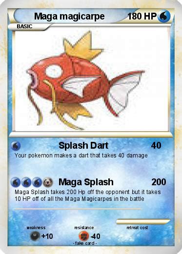 Pokémon Maga Magicarpe Splash Dart My Pokemon Card