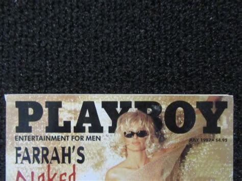 Vintage Playboy Magazine July Farrah S Rare Variant Cover Higher