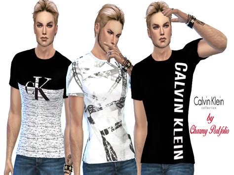 The Sims Resource Classic Calvin Klein Mens T Shirts