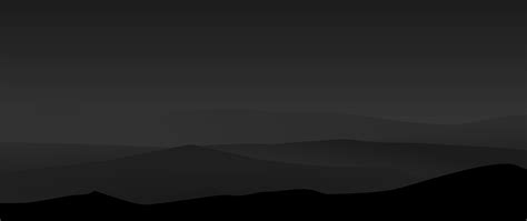 2560x1080 Resolution Dark Minimal Mountains At Night 2560x1080