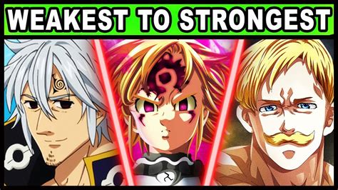 All Power Levels Ranked From Weakest To Strongest Seven Deadly Sins