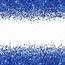 Blue Glitter Scattered On White Background Vector — Stock 