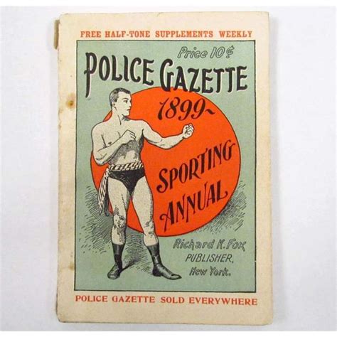 17 Best Images About The Police Gazette Magazine On