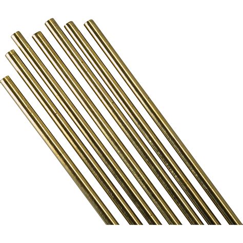 Weldcote Metals Bare 36 Cut Length Tig Rods 332 Low Fuming Bronze