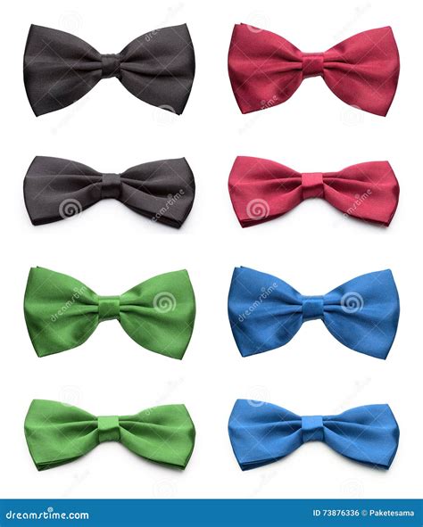 Colorful Bow Ties Set Stock Photo Image Of Object Lifestyle 73876336