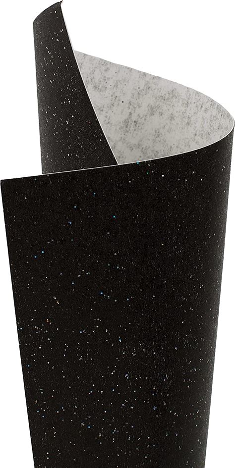 House Of Card And Paper Black Glitter Card A4 240gsm Pack Of 20 Sheets