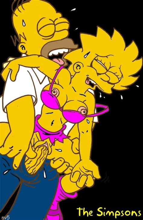 Rule 34 Color Female Homer Simpson Human Lisa Simpson Male Nev Sex