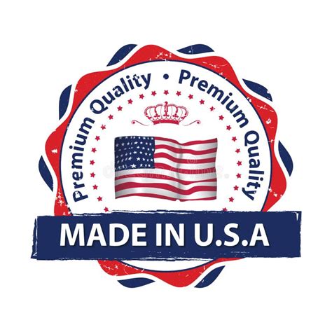Made In Usa Premium Quality Sticker Label For Print Stock