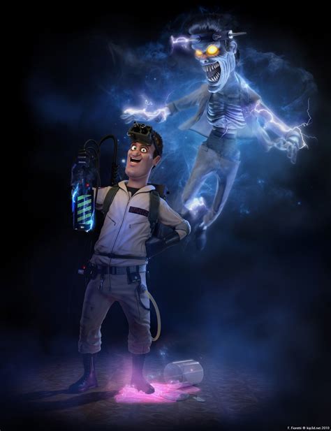 Very Cool Cg Pixar Style ‘ghostbuster Designs By Italian