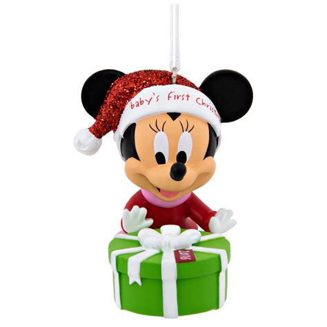 Hallmark Disney Minnie Mouse Babys 1st Christmas Ornament Seasonal