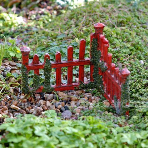Miniature Corner Fence Miniature Fairy Gardens Fairy Garden Fairy