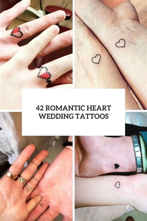 42 Romantic Heart Wedding Tattoos Weddingomania