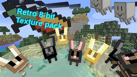 Retro 8 Bit Texture Pack For Minecraft 1710 18 Minecraftdls