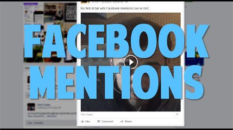 Facebook Mentions Live First Look At The App ประสบการณ์ Facebook